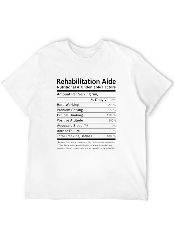 Rehabilitation Aide Nutritional T-Shirt