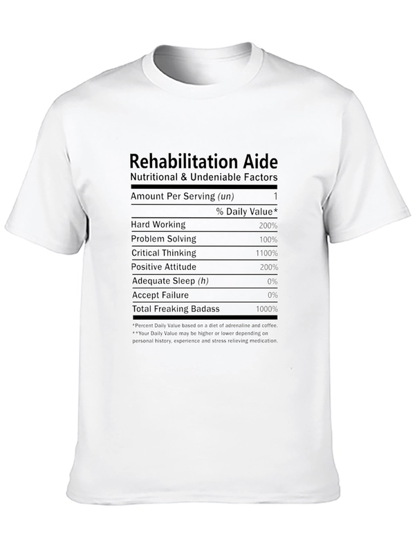 Rehabilitation Aide Nutritional T-Shirt