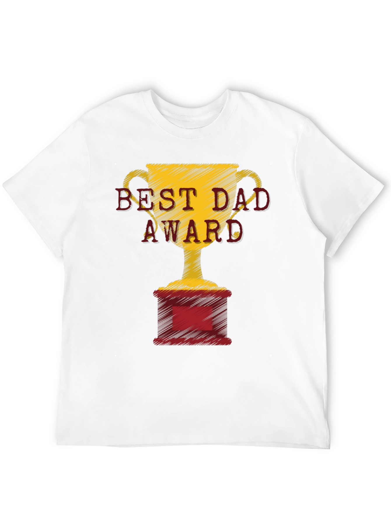 Best Dad Award Graphic T-Shirt - Fathers Day Gift
