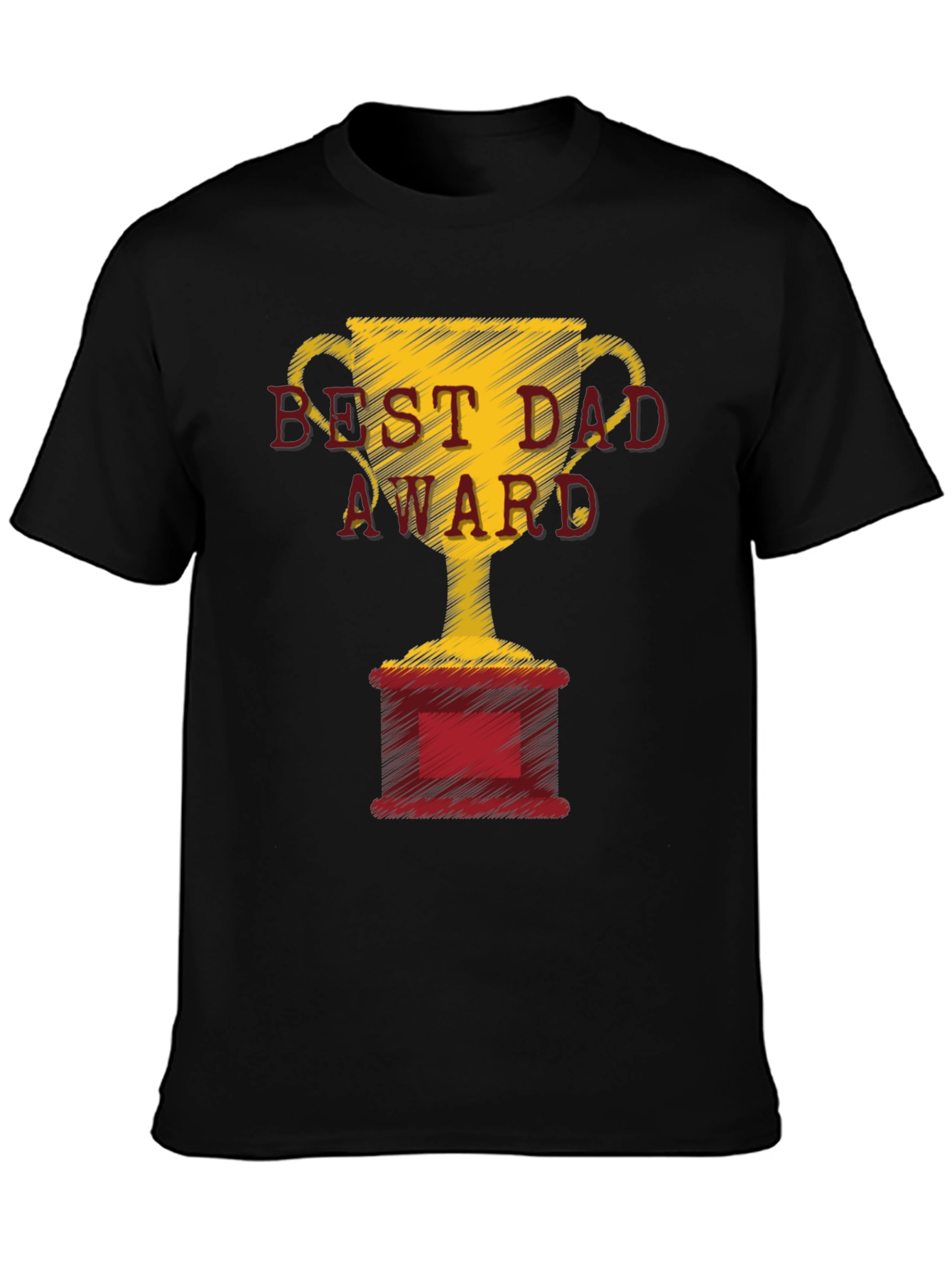 Best Dad Award Graphic T-Shirt - Fathers Day Gift
