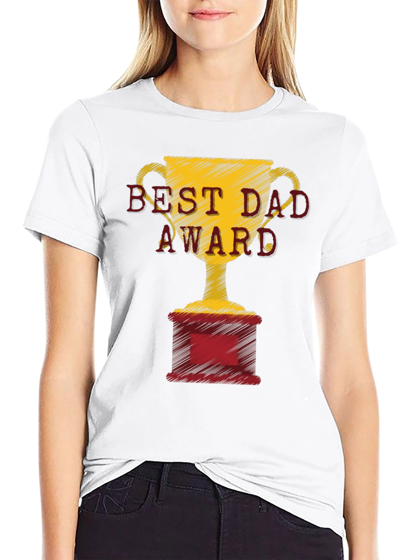 Best Dad Award Graphic T-Shirt - Fathers Day Gift