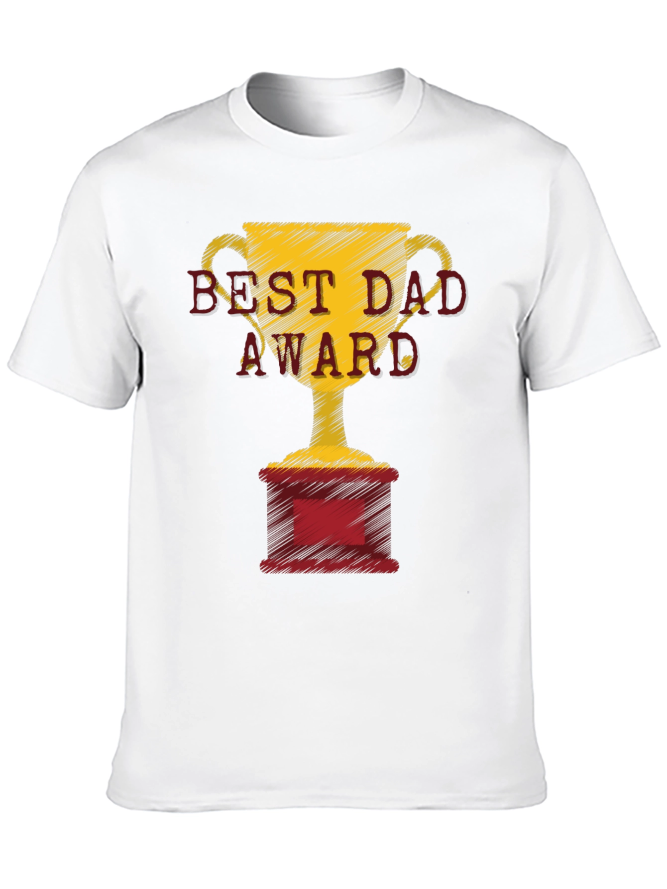 Best Dad Award Graphic T-Shirt - Fathers Day Gift