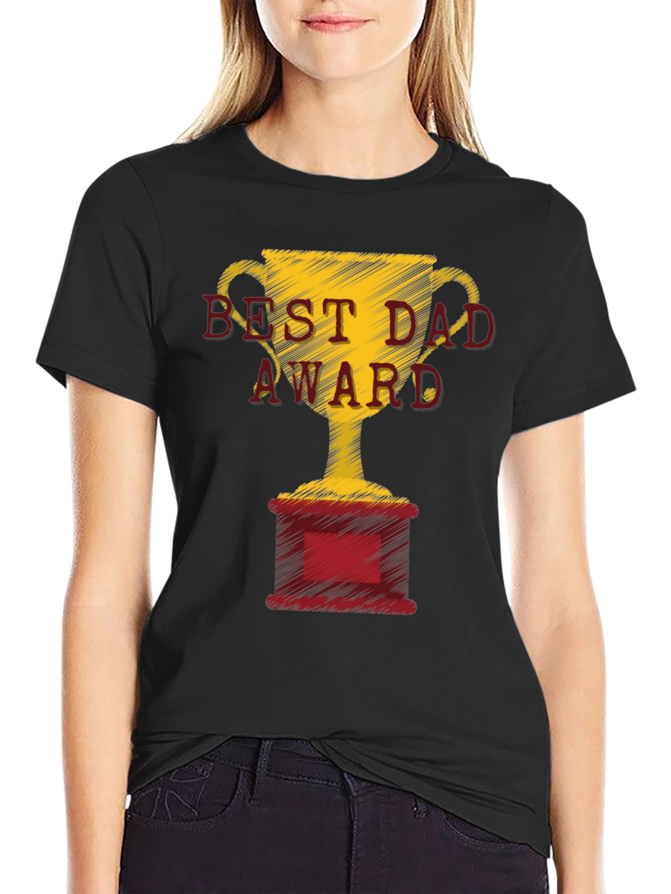 Best Dad Award Graphic T-Shirt - Fathers Day Gift