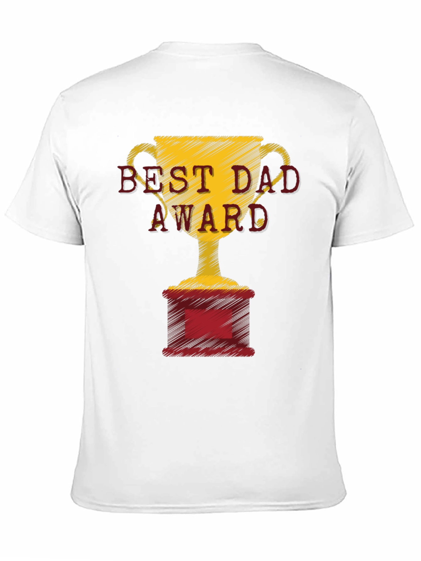 Best Dad Award Graphic T-Shirt - Fathers Day Gift