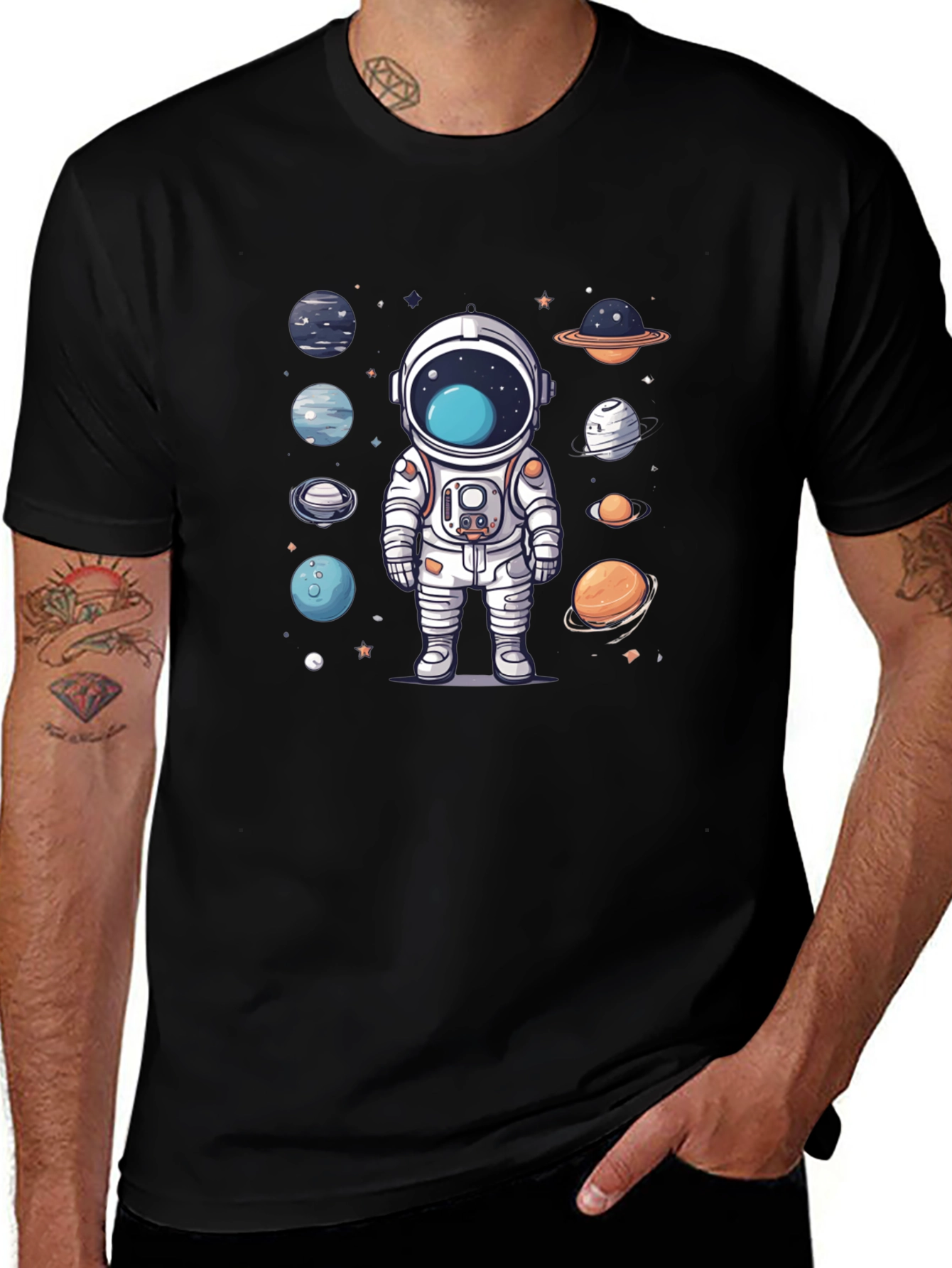 Astronaut Galaxy T-Shirt - Space Adventure