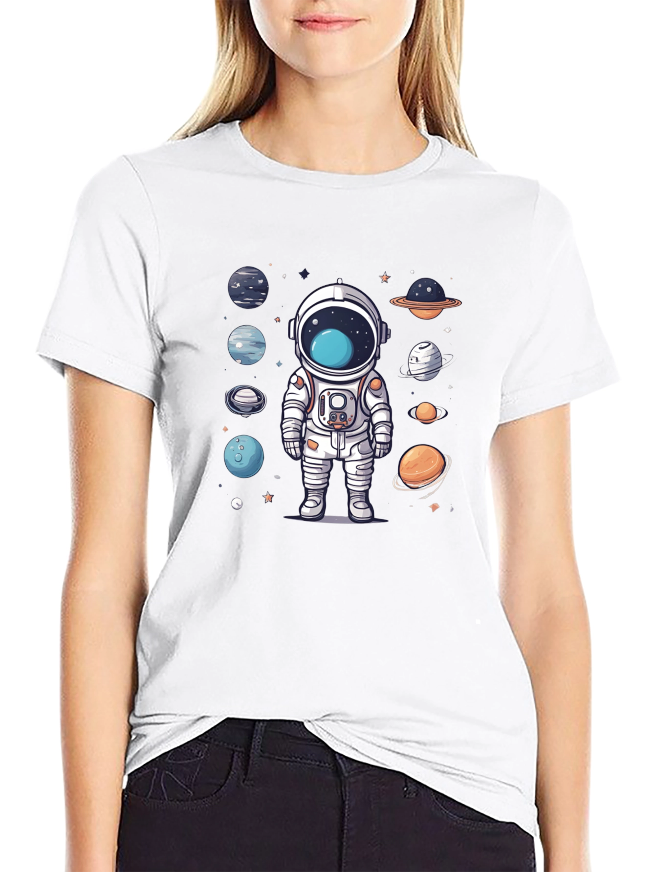 Astronaut Galaxy T-Shirt - Space Adventure