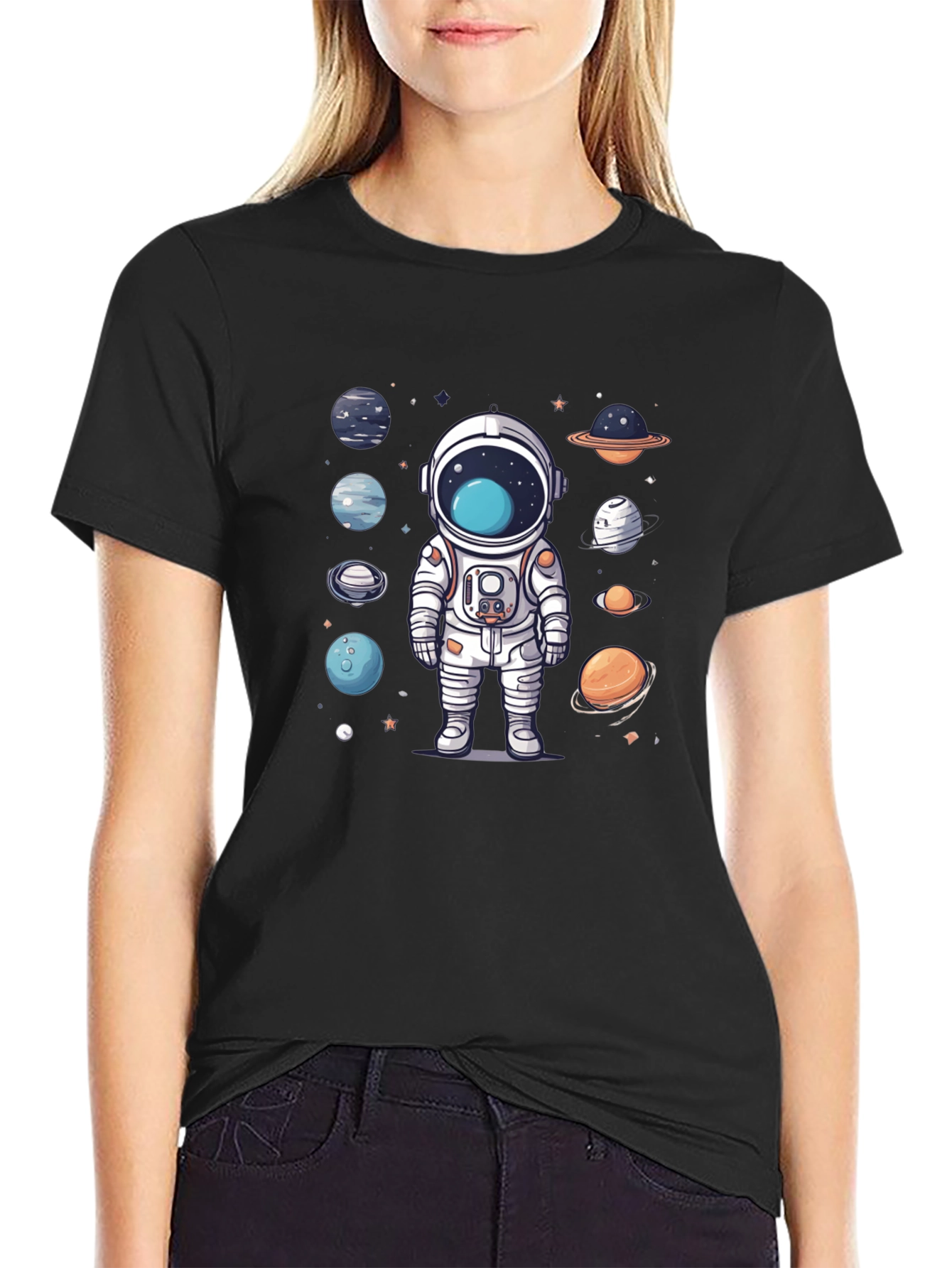 Astronaut Galaxy T-Shirt - Space Adventure