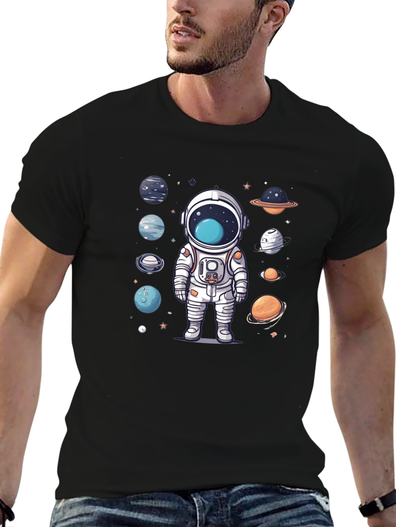 Astronaut Galaxy T-Shirt - Space Adventure