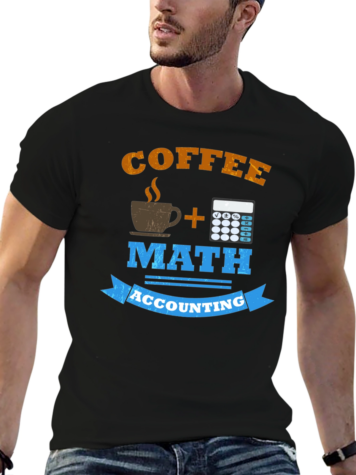 Coffee Math Accounting T-Shirt Funny Accountant Gift