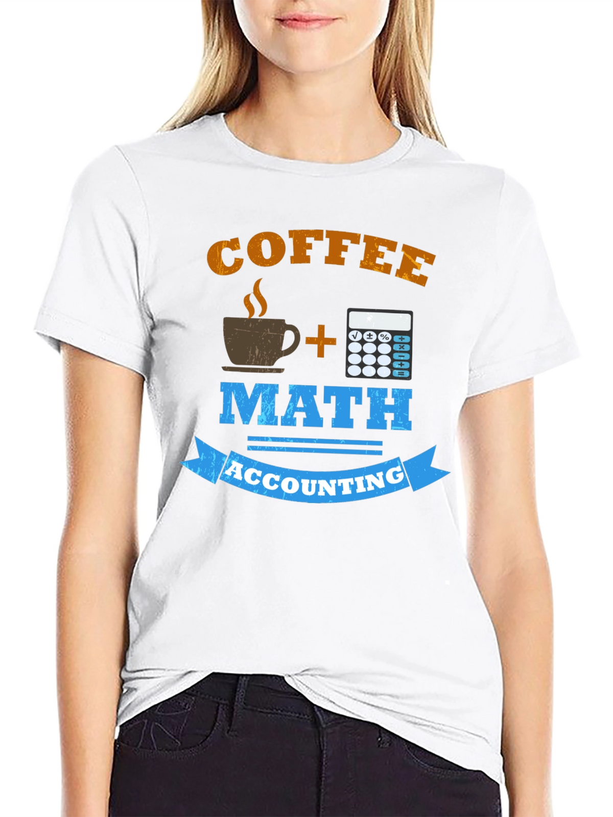 Coffee Math Accounting T-Shirt Funny Accountant Gift