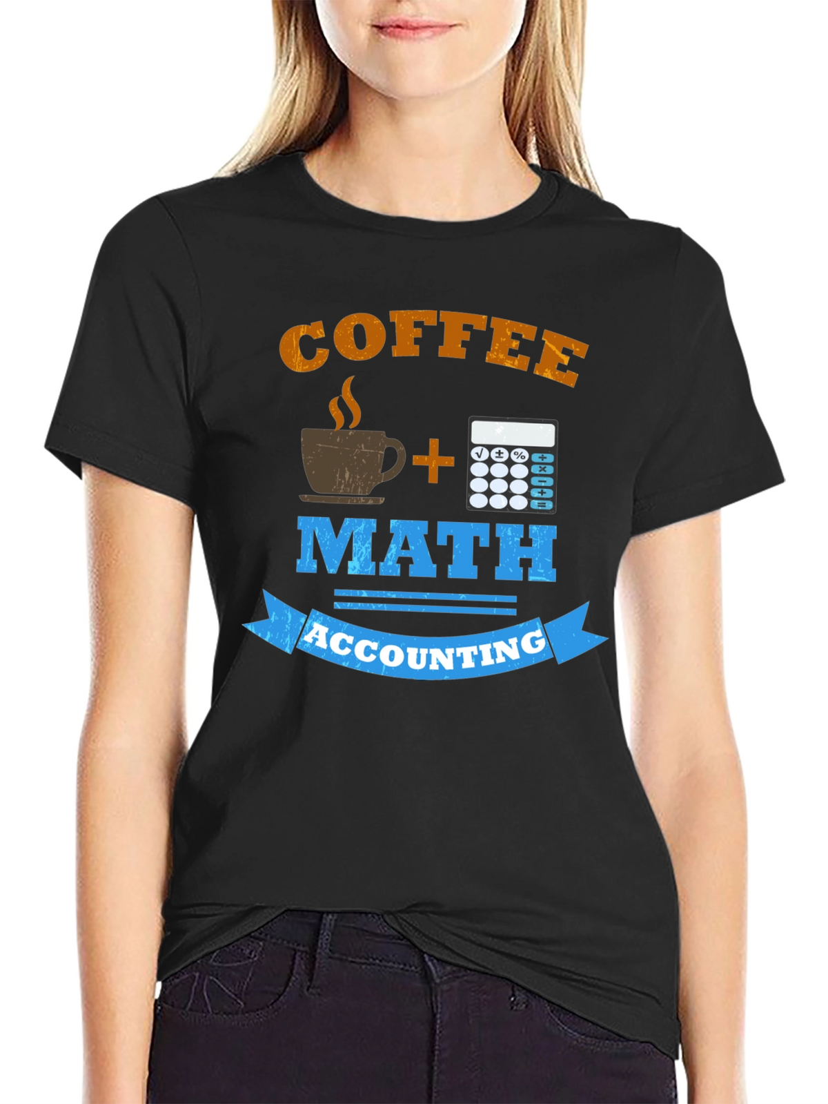 Coffee Math Accounting T-Shirt Funny Accountant Gift