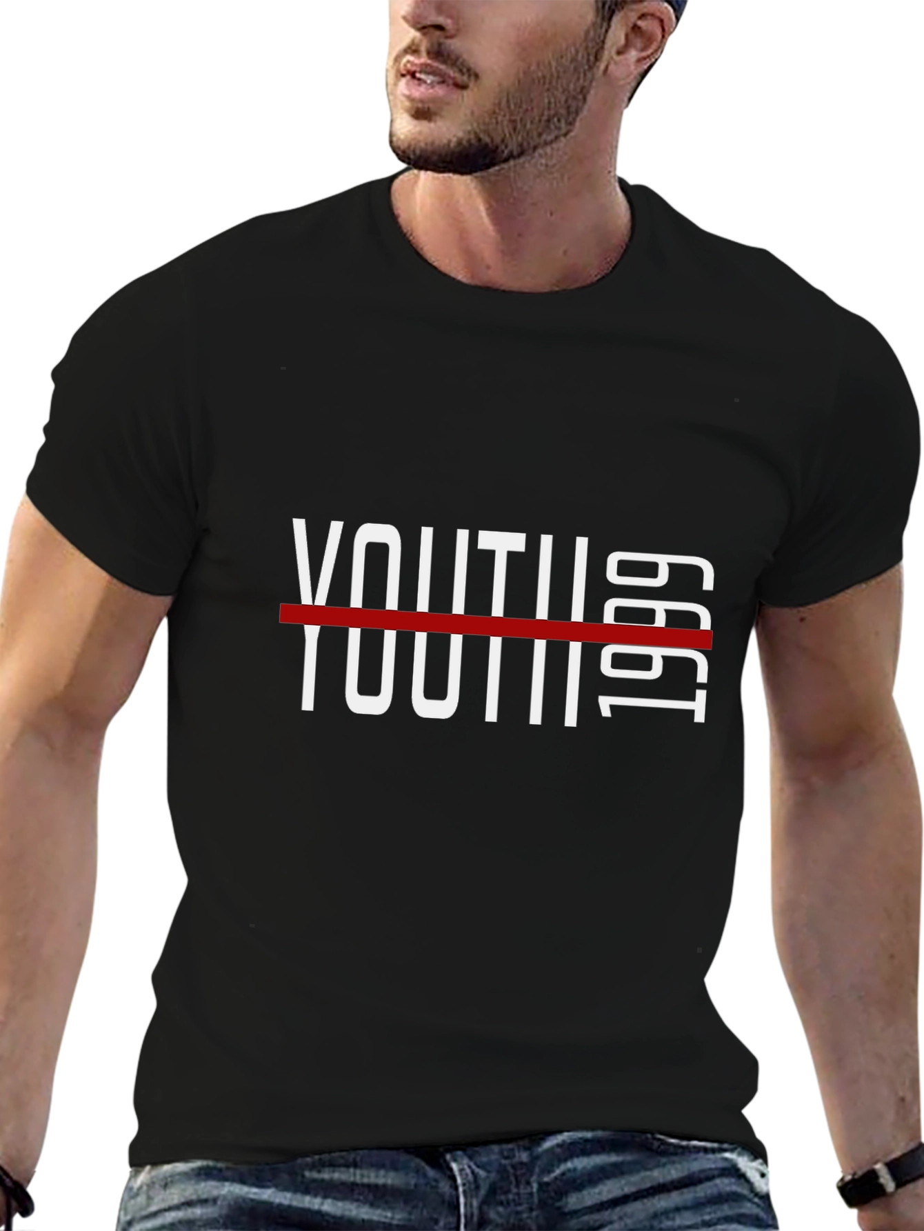 Youth 1999 T-Shirt - Black Graphic Tee