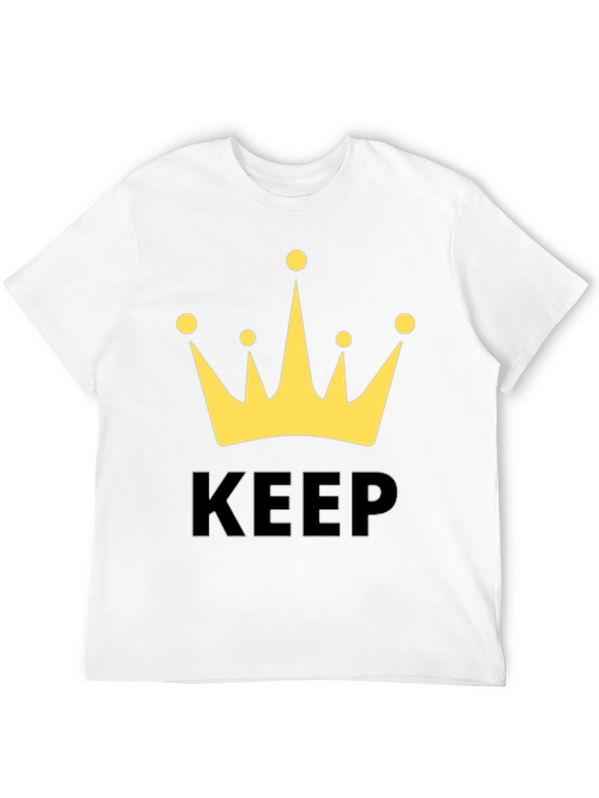 Keep Calm Crown T-Shirt - Black Graphic Tee