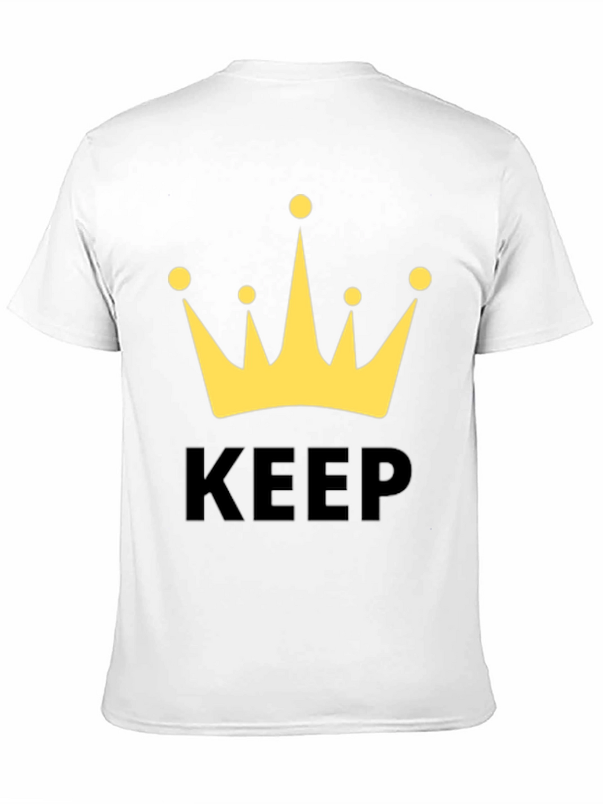 Keep Calm Crown T-Shirt - Black Graphic Tee
