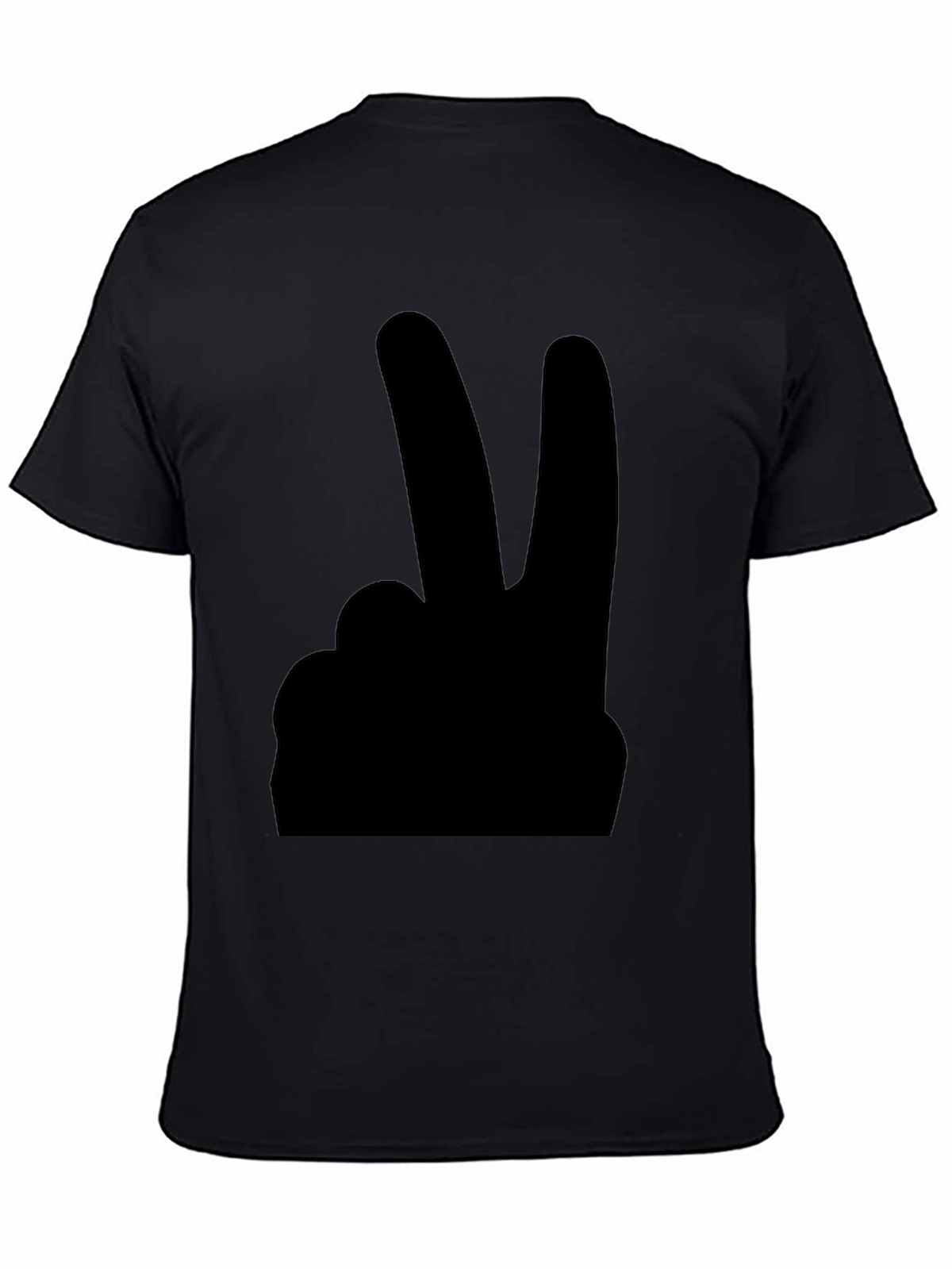 Peace Sign Black T-Shirt