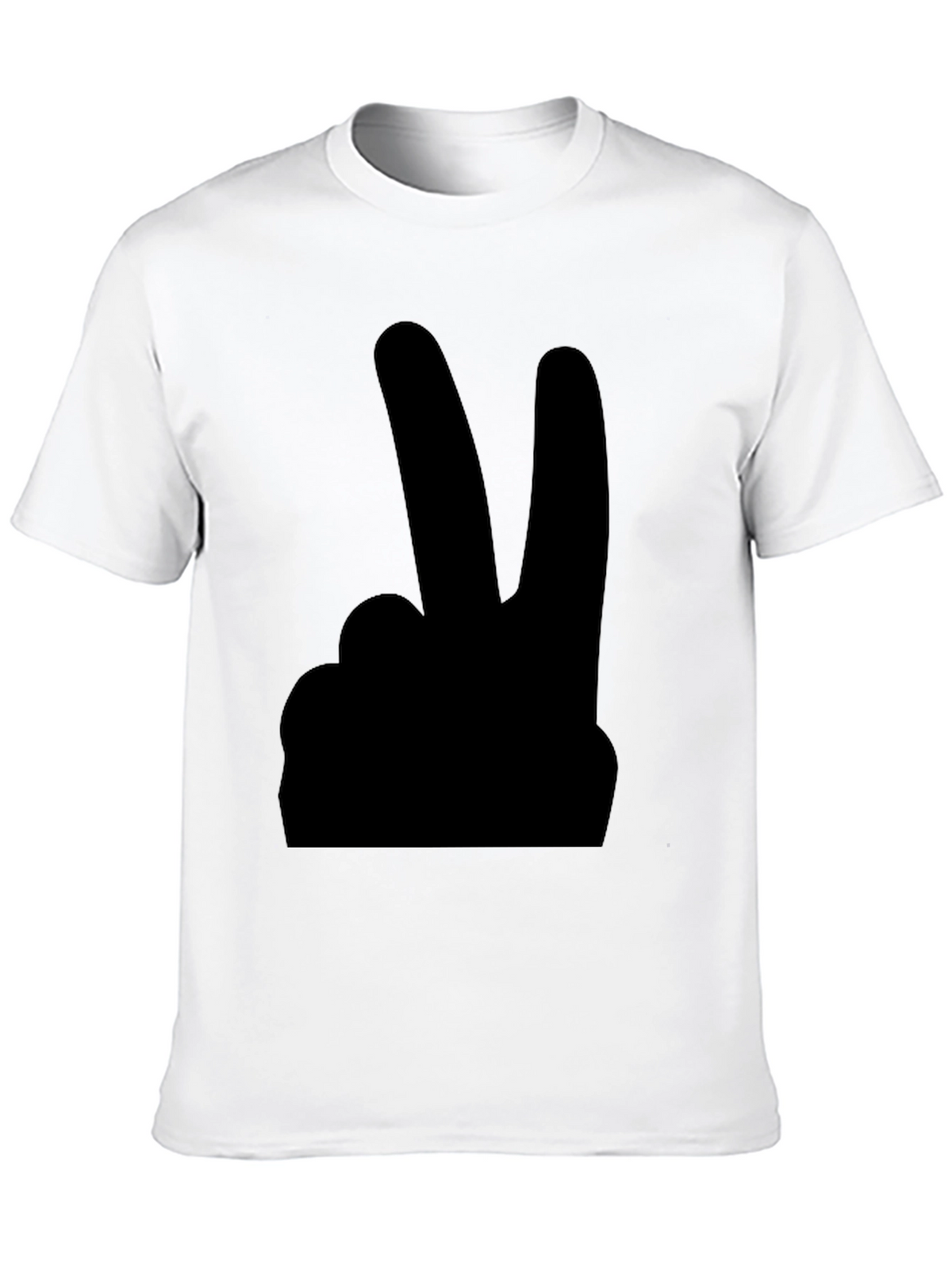 Peace Sign Black T-Shirt