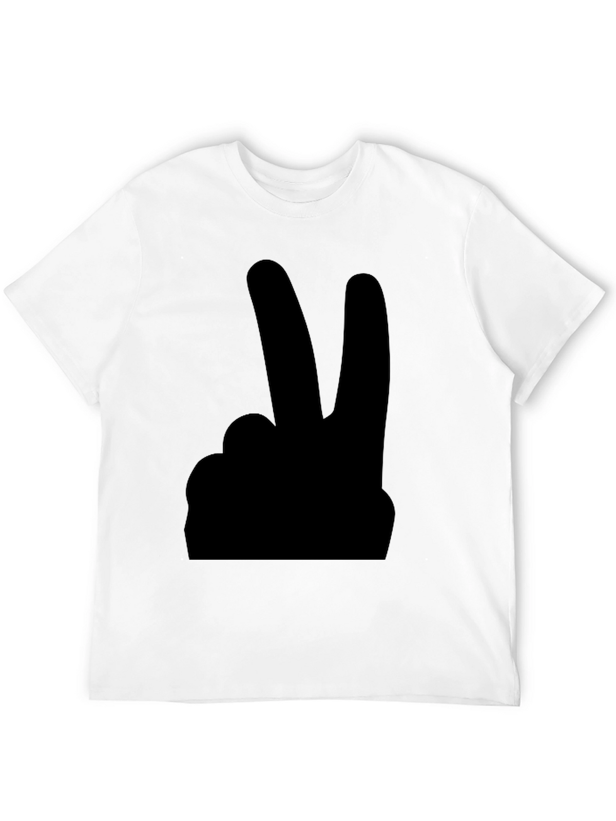 Peace Sign Black T-Shirt