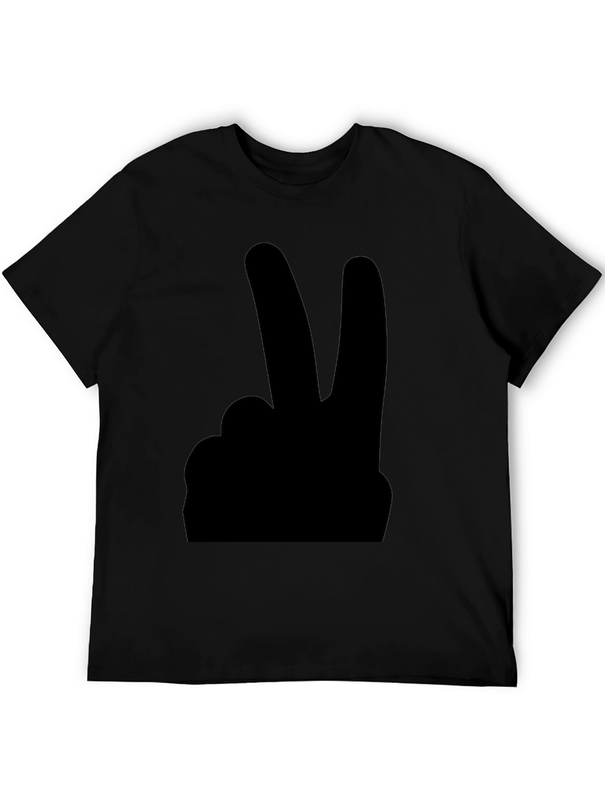 Peace Sign Black T-Shirt