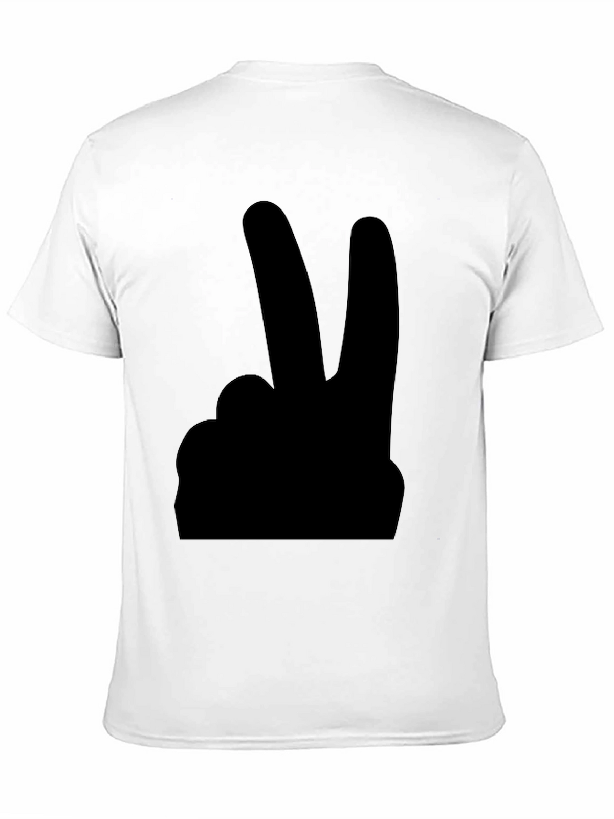 Peace Sign Black T-Shirt