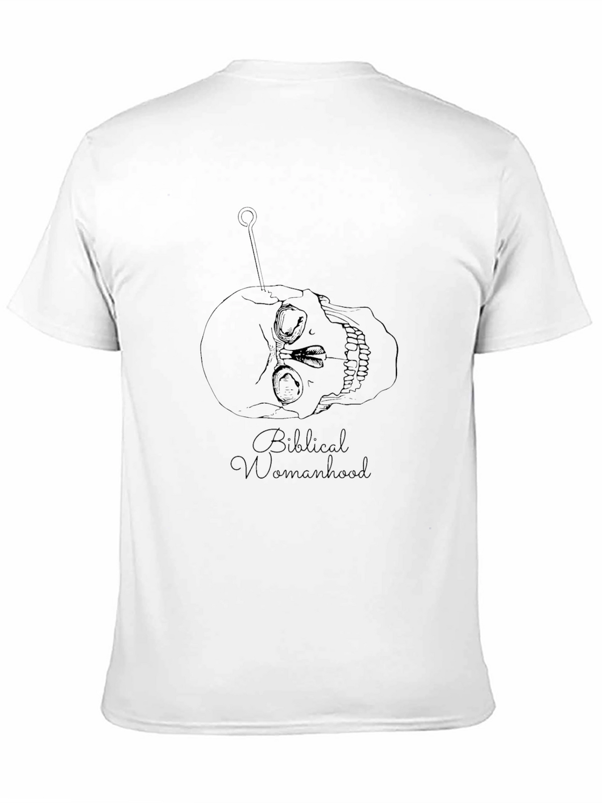 Skull & Pin Graphic Tee - Biblical Womanhood