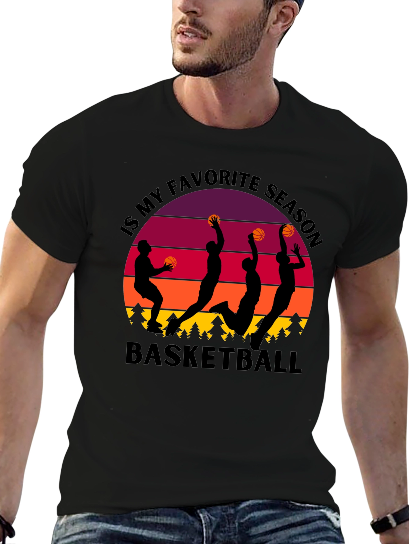 Basketball Favorite Season Graphic Tee