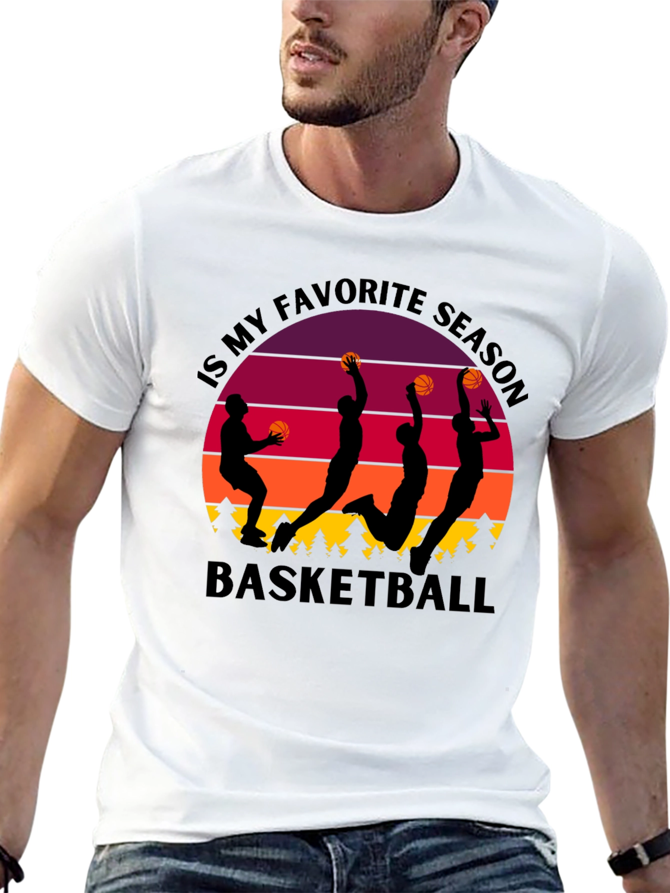 Basketball Favorite Season Graphic Tee
