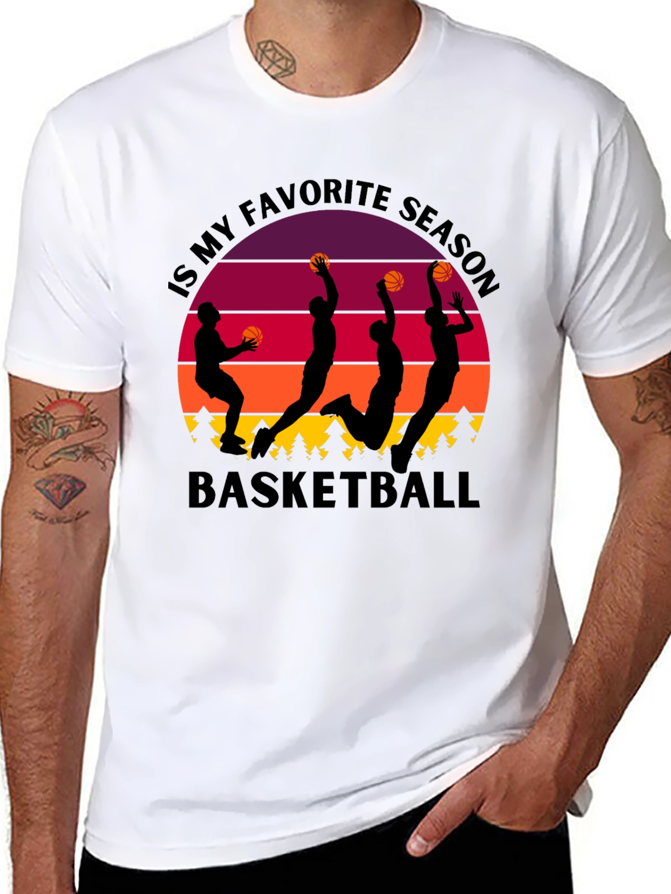 Basketball Favorite Season Graphic Tee