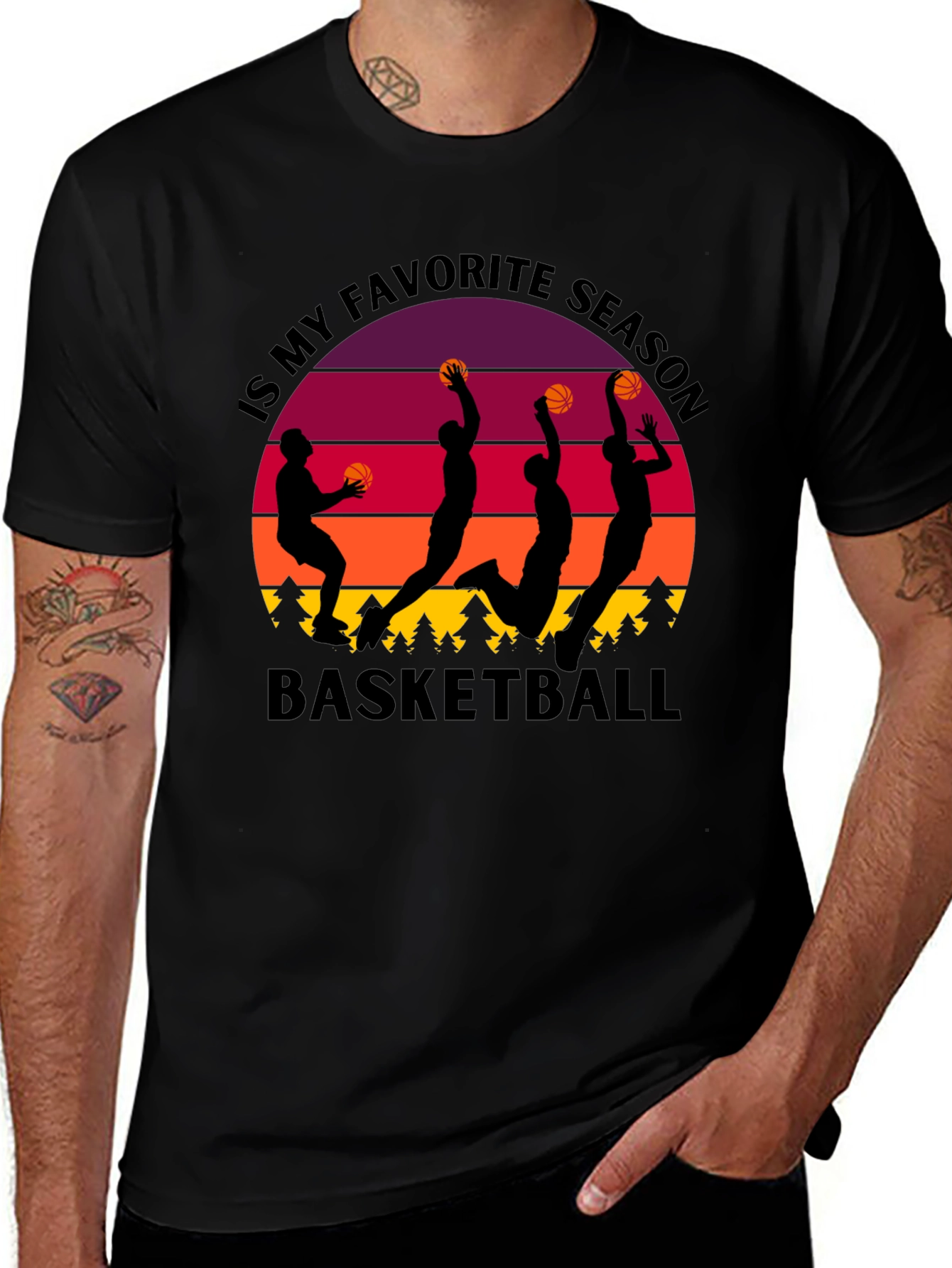 Basketball Favorite Season Graphic Tee