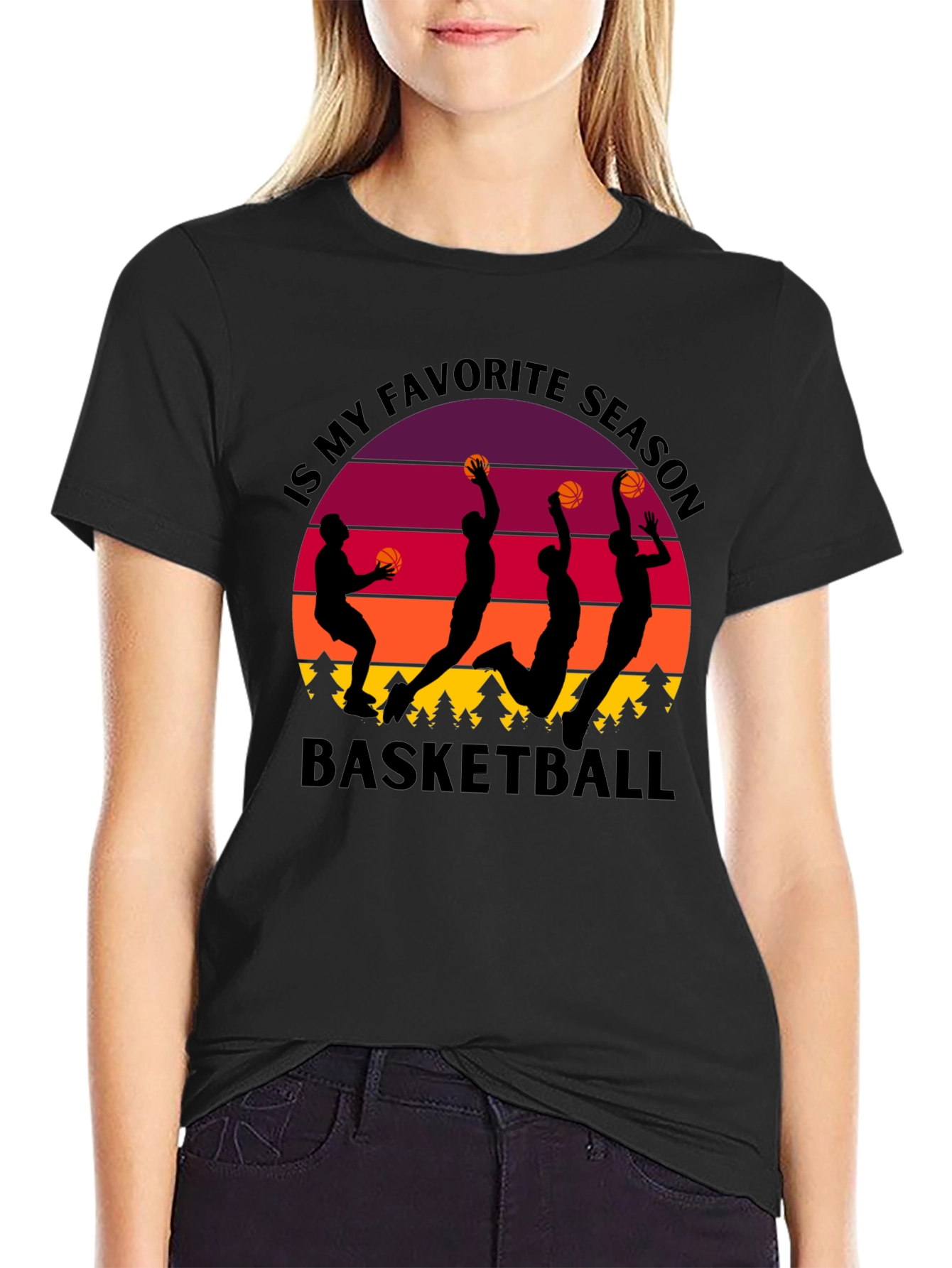 Basketball Favorite Season Graphic Tee