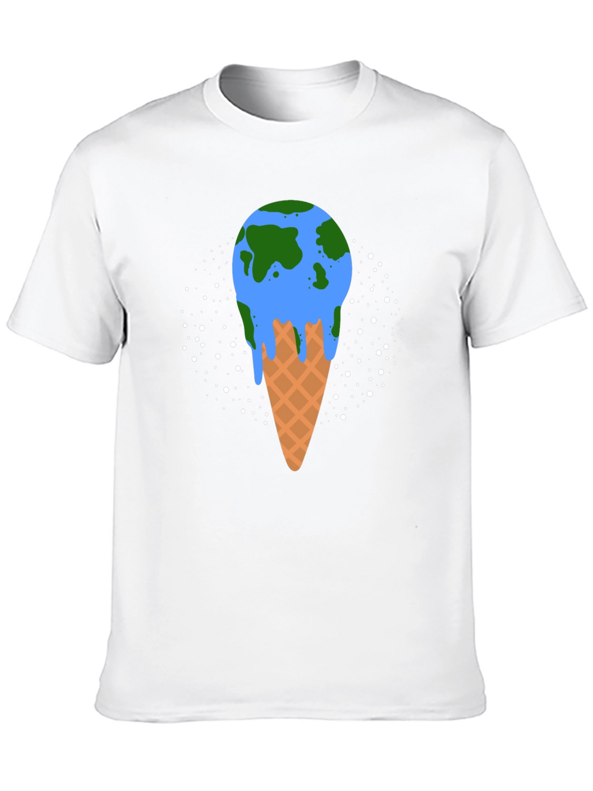 Melting Earth Ice Cream Graphic Tee