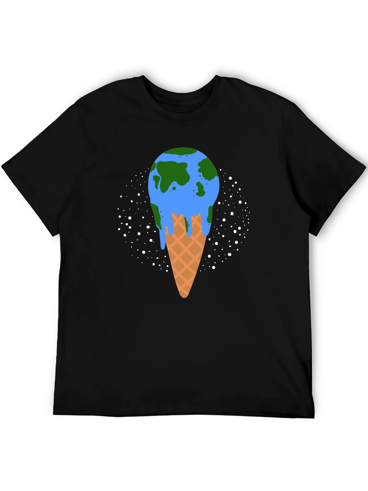 Melting Earth Ice Cream Graphic Tee