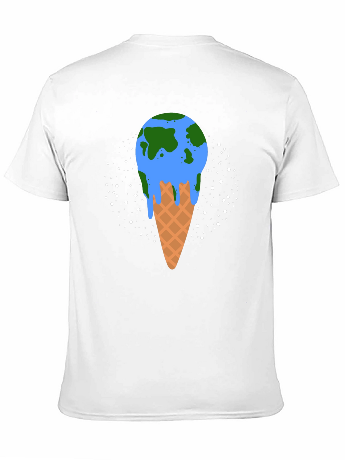 Melting Earth Ice Cream Graphic Tee