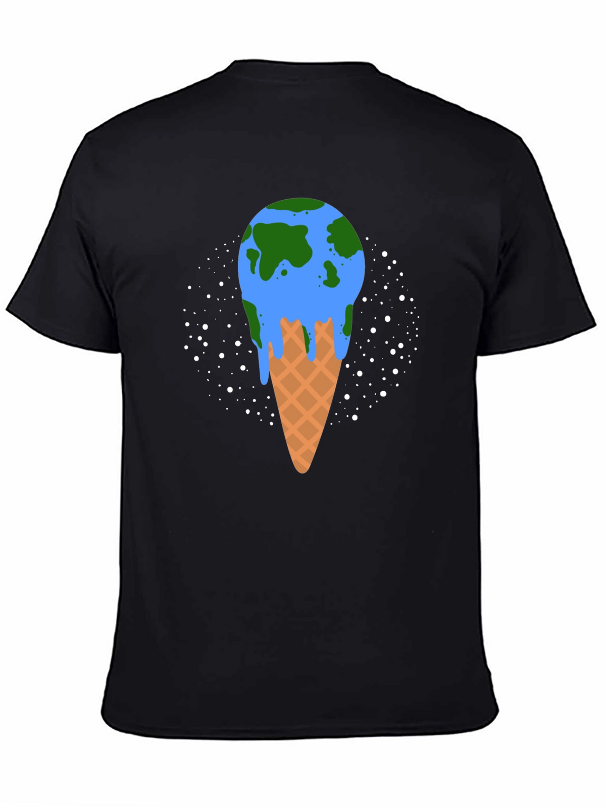 Melting Earth Ice Cream Graphic Tee