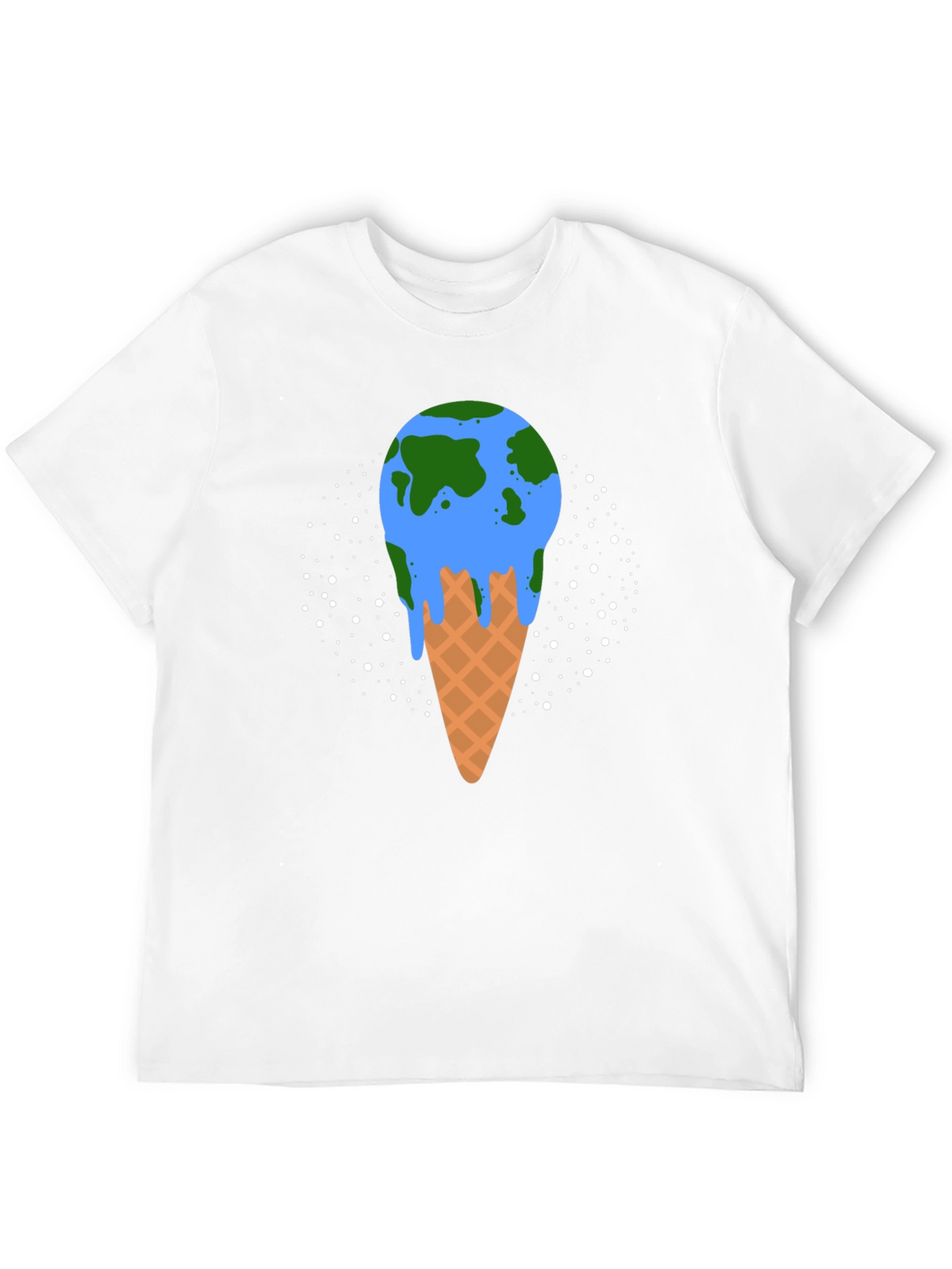 Melting Earth Ice Cream Graphic Tee