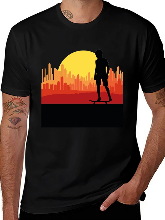Sunset Skater Graphic Tee