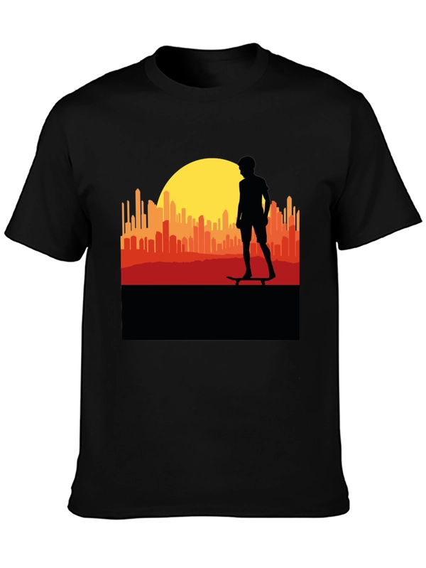 Sunset Skater Graphic Tee