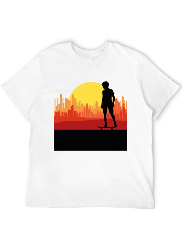 Sunset Skater Graphic Tee