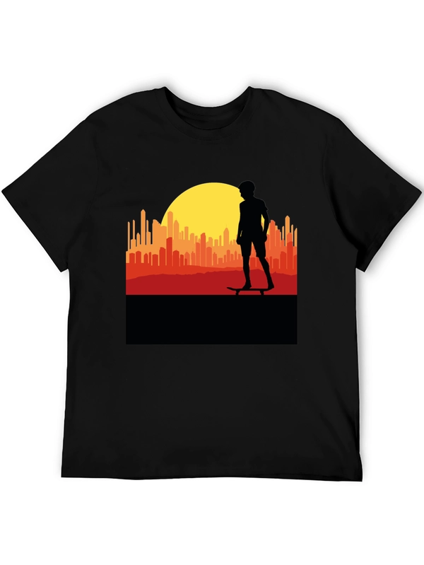 Sunset Skater Graphic Tee
