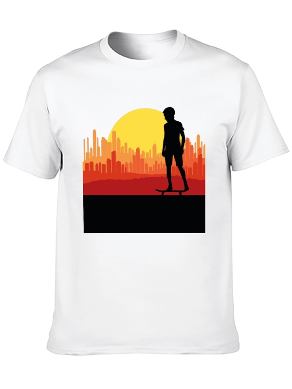 Sunset Skater Graphic Tee