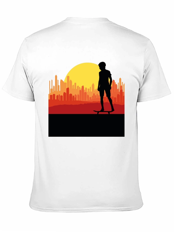 Sunset Skater Graphic Tee
