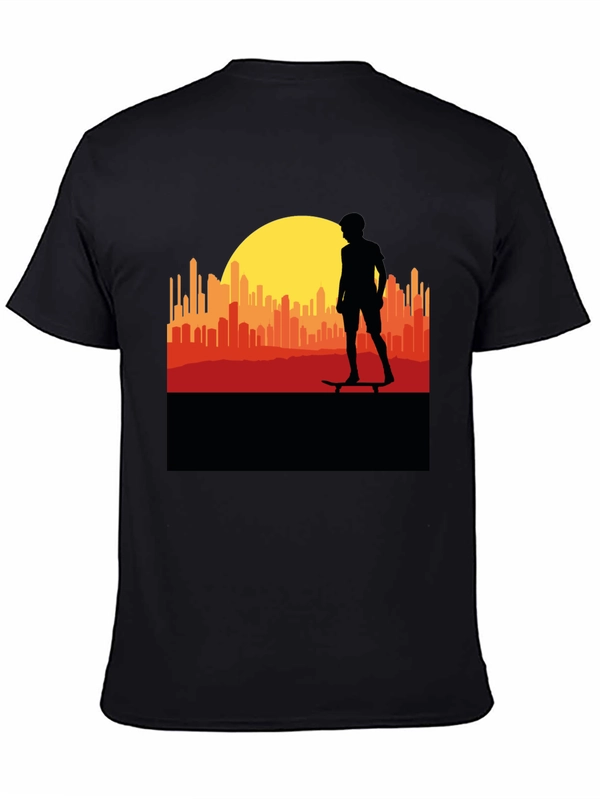 Sunset Skater Graphic Tee