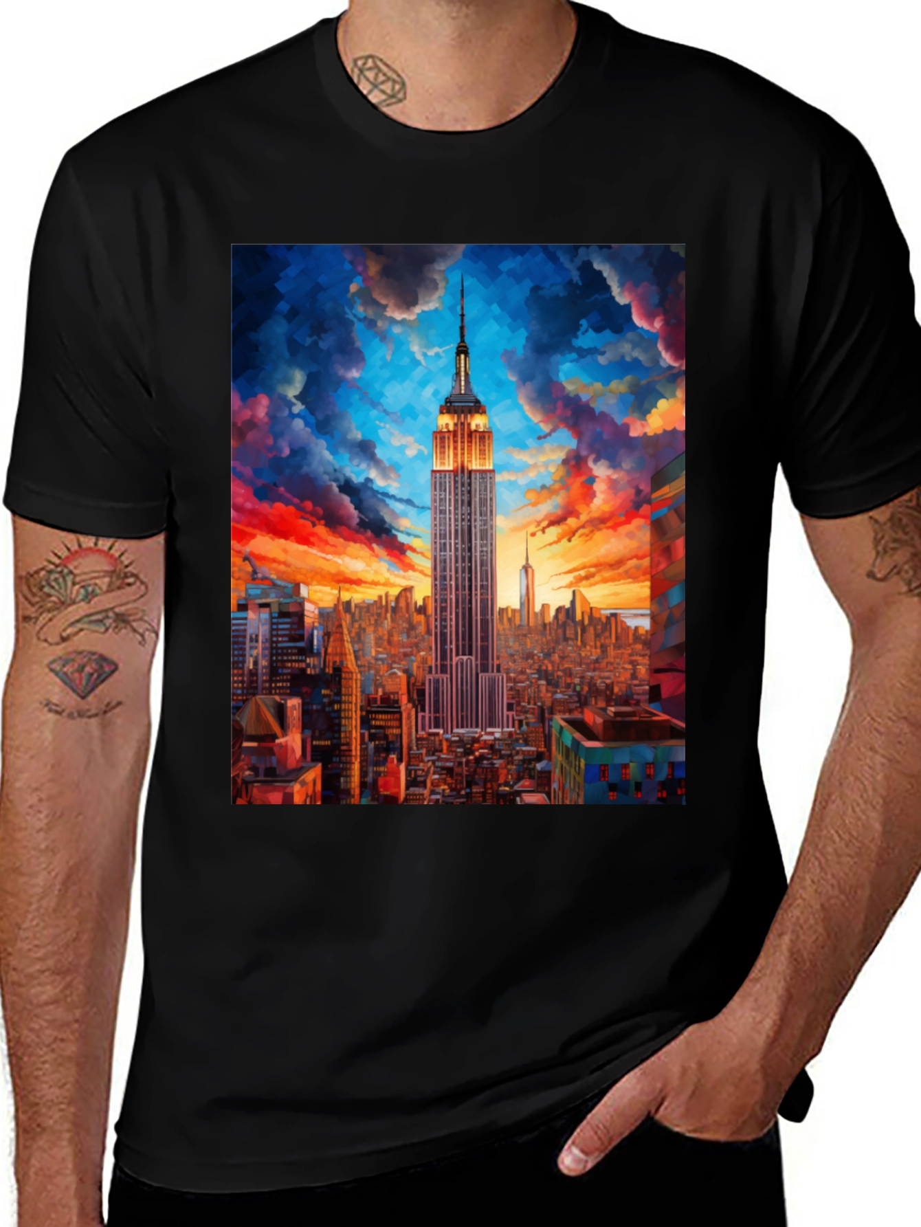 Empire State Building Graphic Tee
