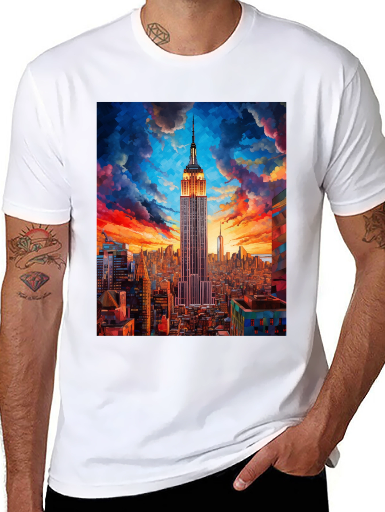 Empire State Building Graphic Tee