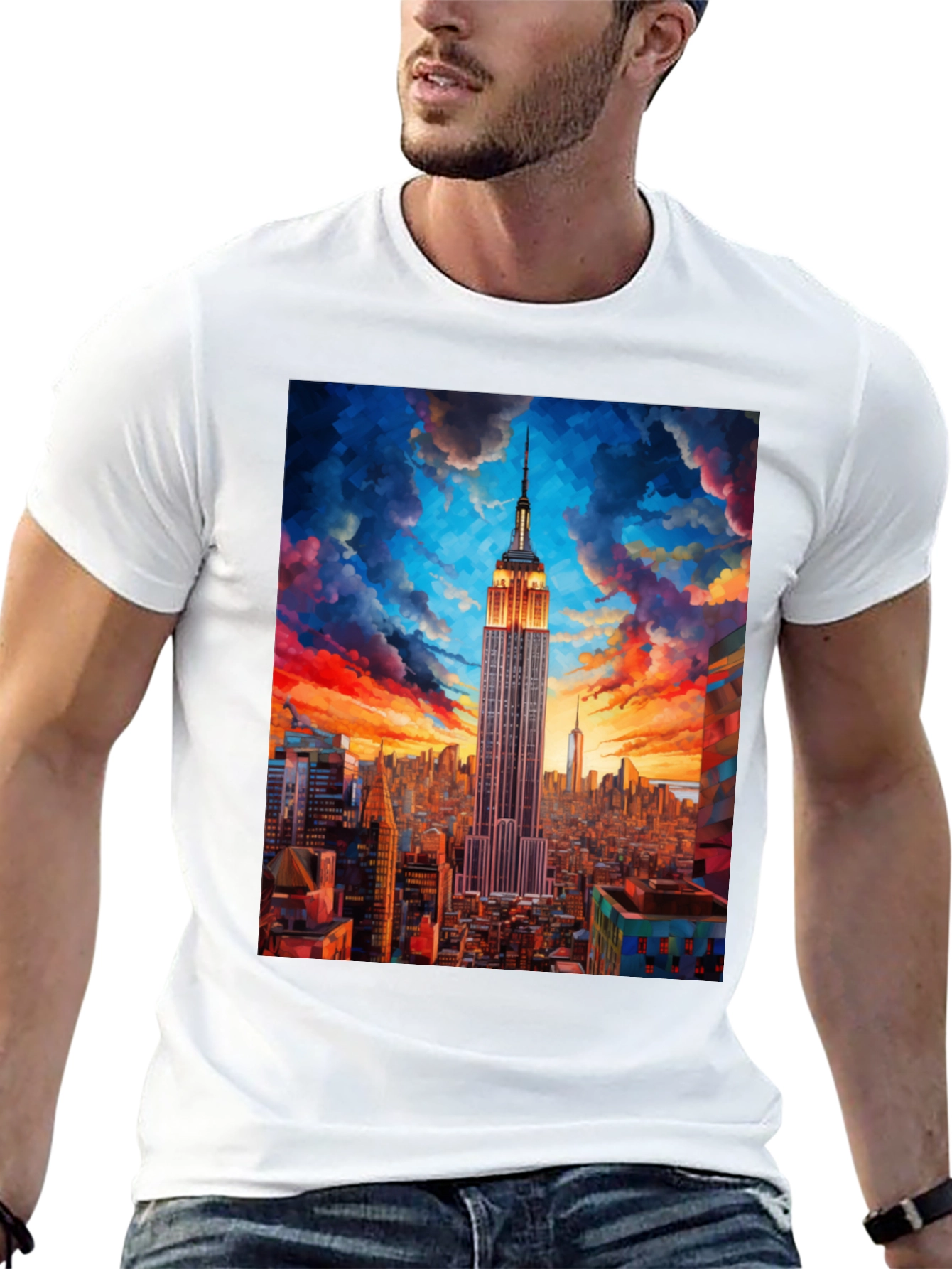 Empire State Building Graphic Tee