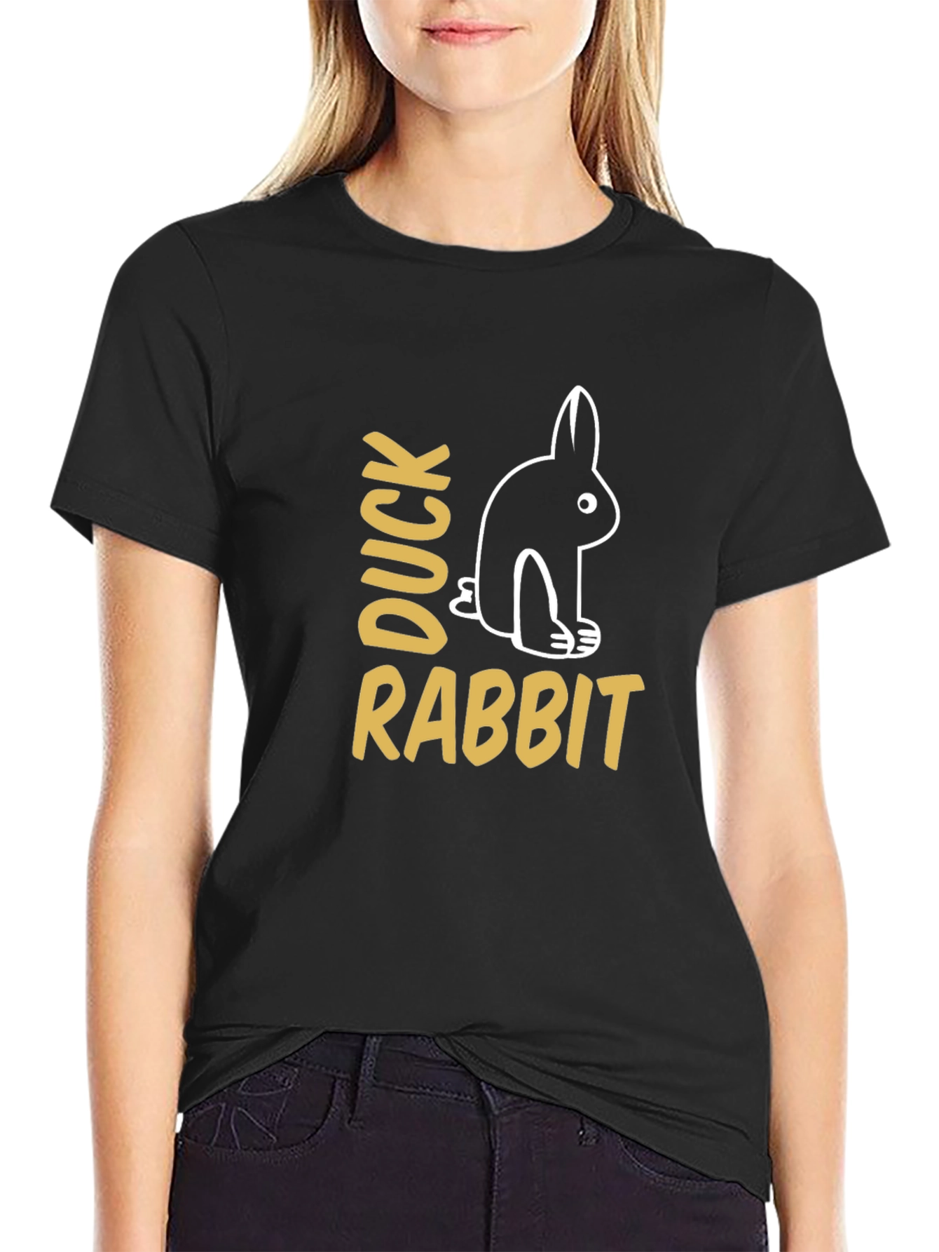 Duck Rabbit Optical Illusion Graphic Tee