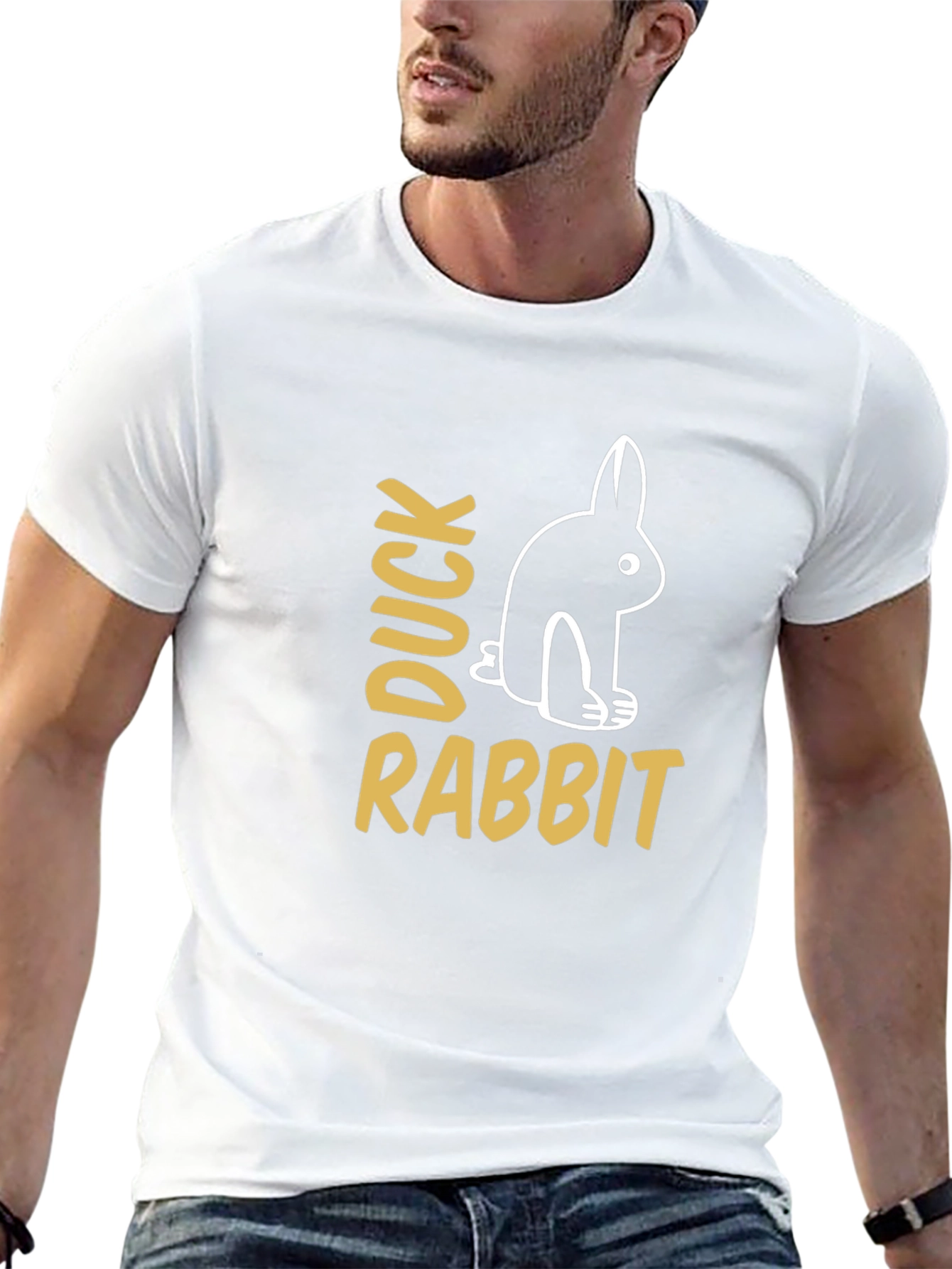 Duck Rabbit Optical Illusion Graphic Tee