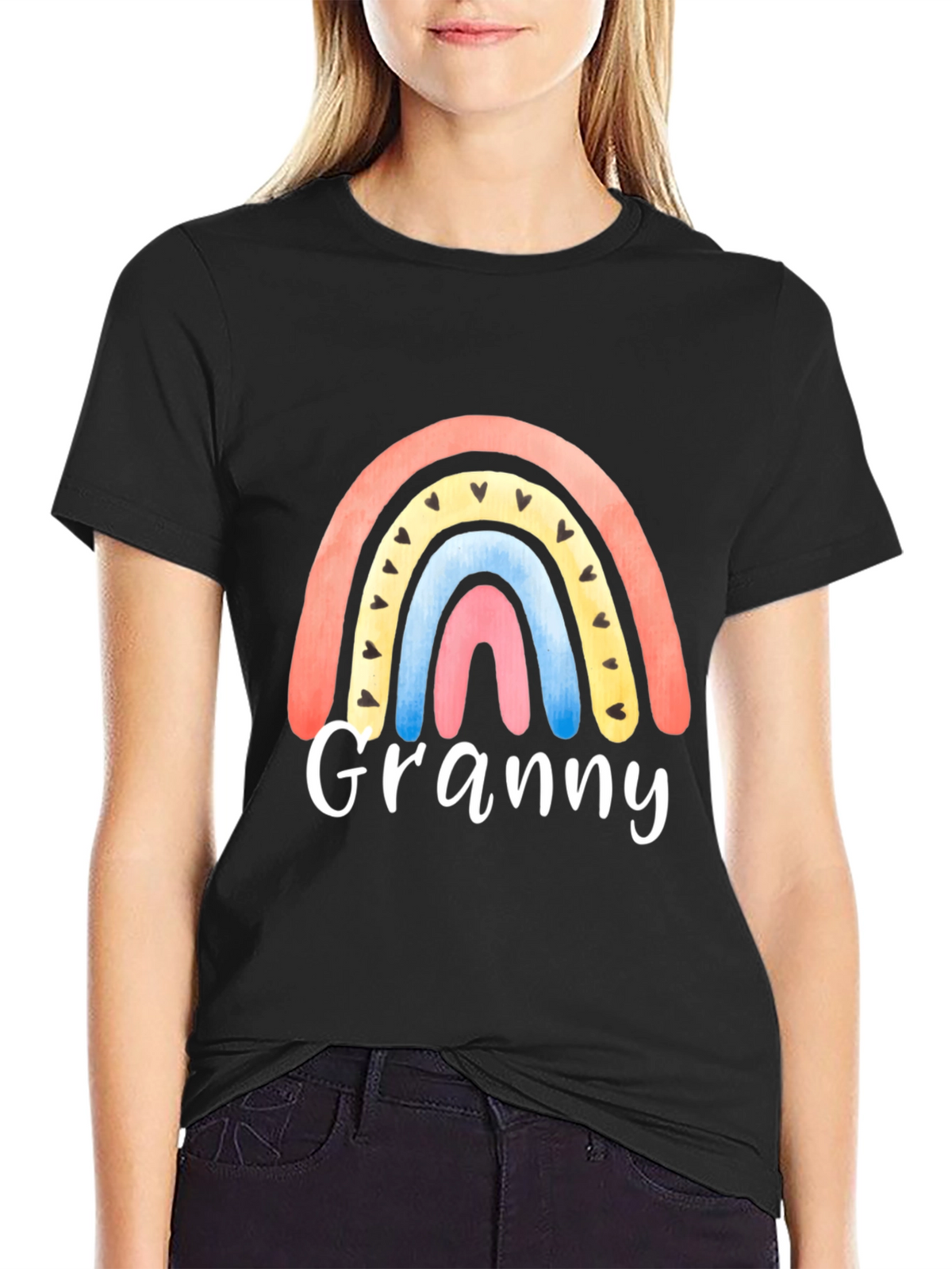 Granny Rainbow T-Shirt - Cute Grandma Gift