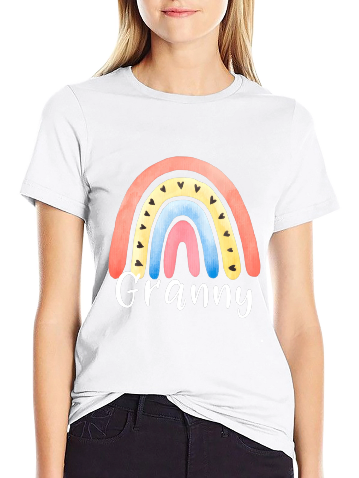 Granny Rainbow T-Shirt - Cute Grandma Gift