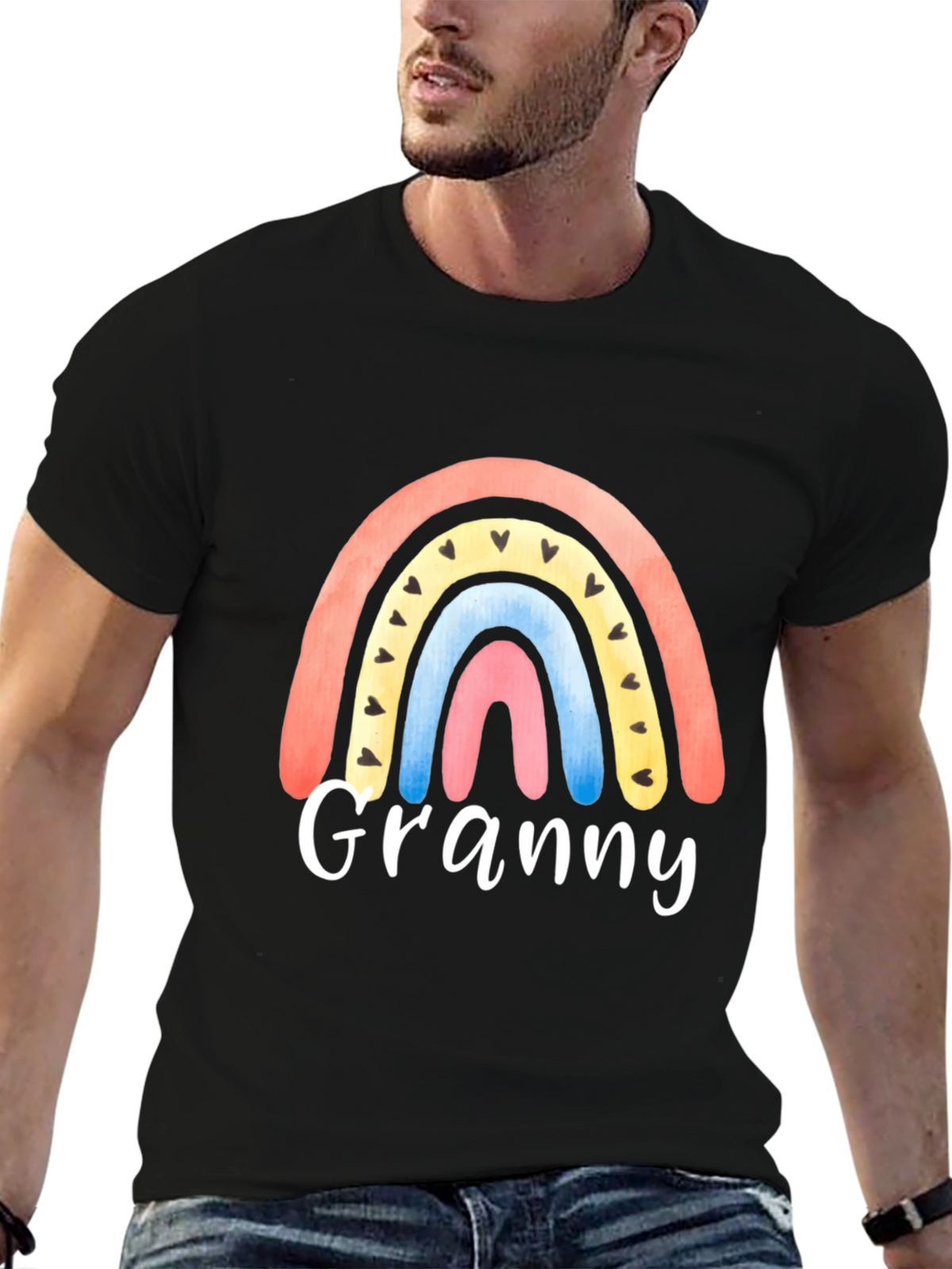 Granny Rainbow T-Shirt - Cute Grandma Gift