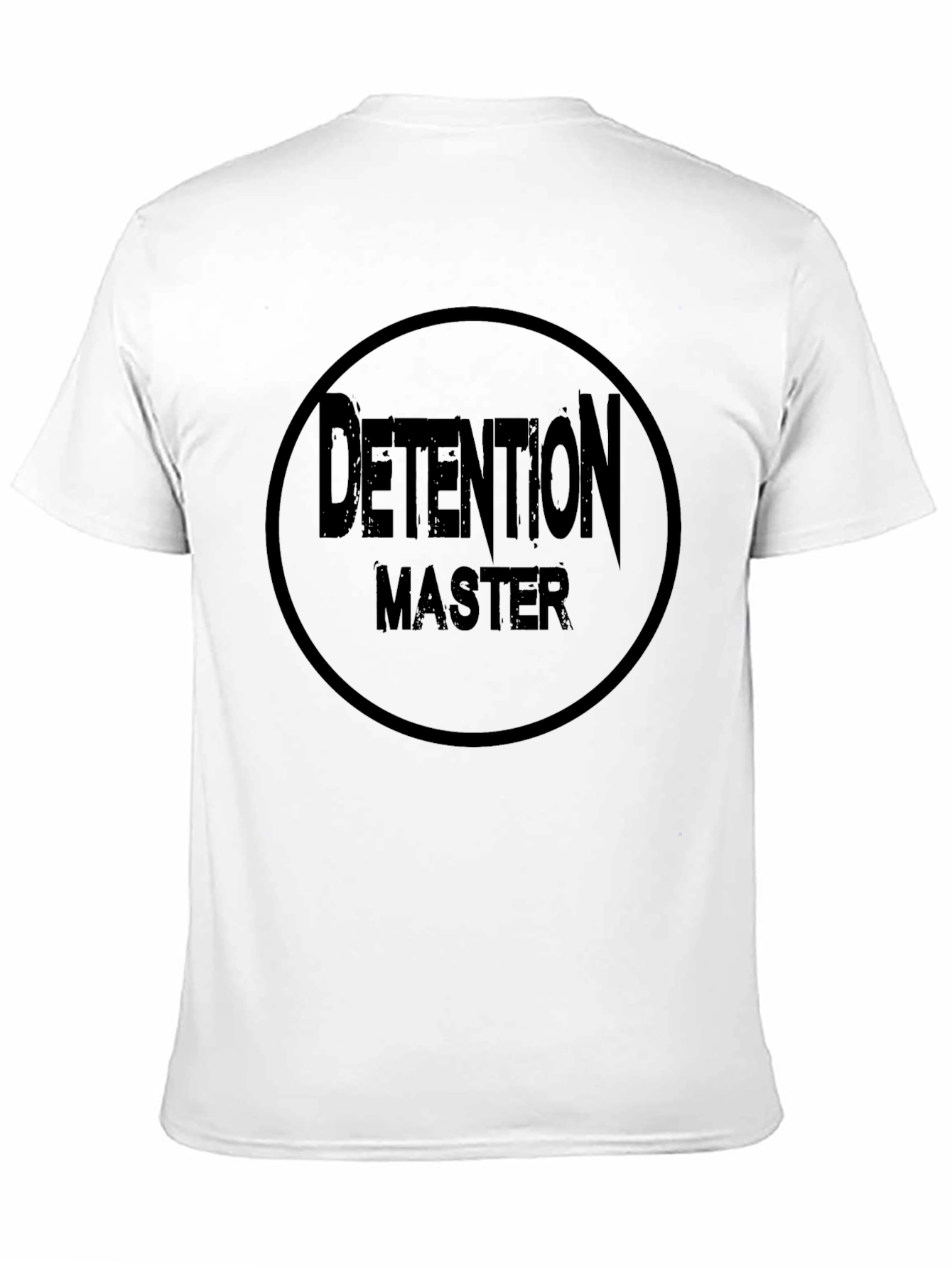 Detention Master Black T-Shirt - Cool Graphic Tee